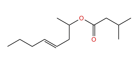 (E)-4-Octen-2-yl 3-methylbutanoate